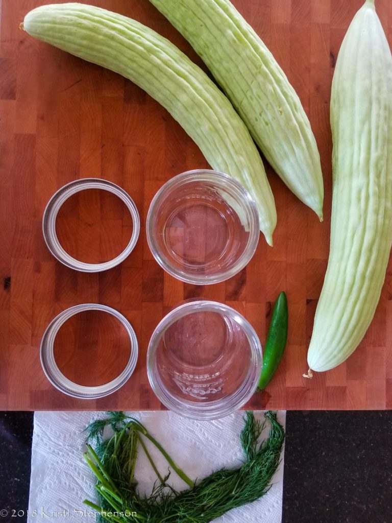 Pickle ingredients