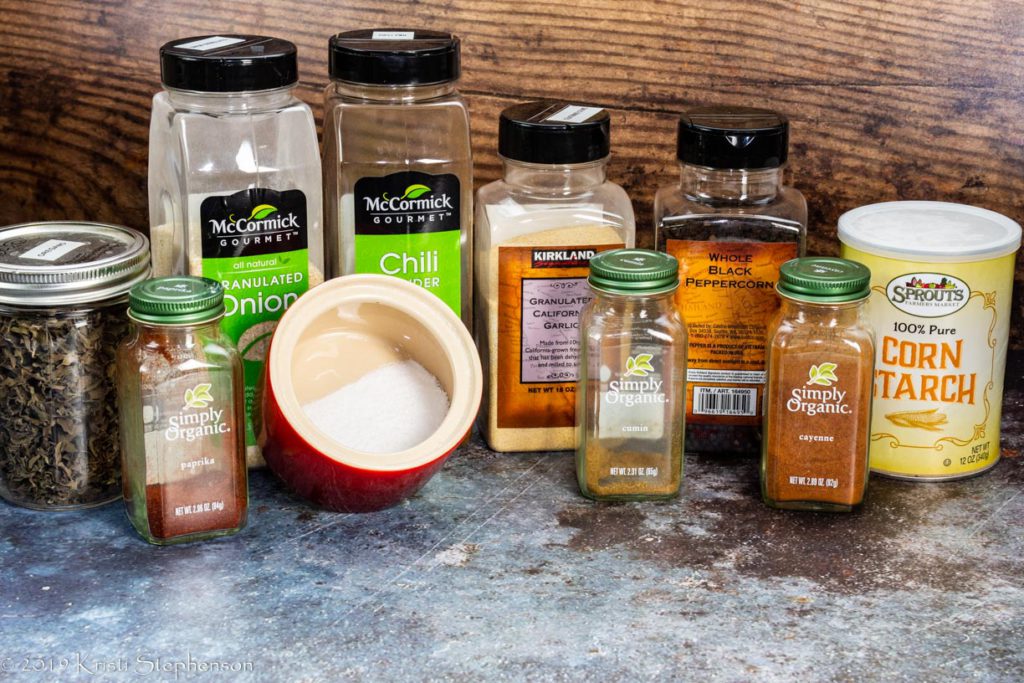 Spices for taco seasoning